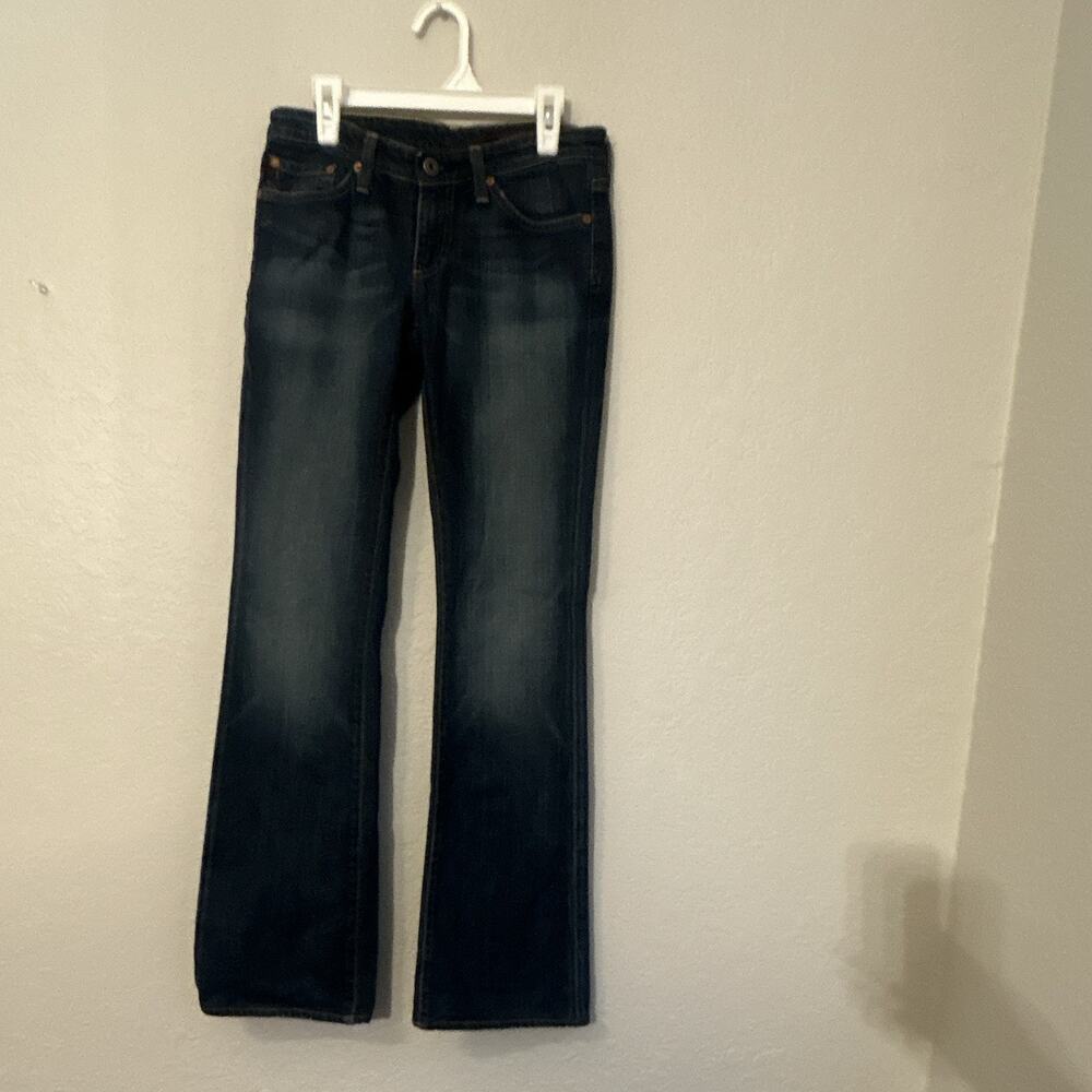 AG Adriano Goldschmied Jeans Womens Blue Dark Wash Mid Rise Bootcut 5-Pocket Y2K